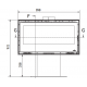 Ferlux Enya 100 Holzofen mit zentralem Fuß 12,5 kW