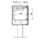 Ferlux Enya 100 Holzofen mit zentralem Fuß 12,5 kW