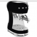 Smeg Espressomachine 50's Zwart Chroom