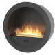 Chimenea de Bioetanol Incyrcle Infire con Soporte 2 kW Negro