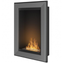 SIMPLEfire Frame 550 Lareira de Bioetanol em Aço Inox com 1 painel de vidro