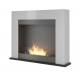 SIMPLEfire Portal1 Chimenea de Bioetanol Blanco con 1 Ventana