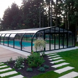 Mid-height pool enclosure Abrisol Tabarca Fixed Veranda 864x550