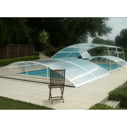 Low Pool Enclosure Lanzarote Removable Shelter 9.83x4.7m