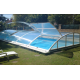 Cubierta de piscina baja Lanzarote Cubierta desmontable 13x5.7m