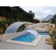 Cubierta de piscina baja Lanzarote Cubierta desmontable 10,8x6,7m