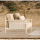 Salon de jardin avec 2 Fauteuils Lounge Hamptons et Table basse Vondom