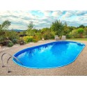 Azuro Ibiza Oval Pool 320x525H150