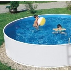 Azuro Oval Pool 5.5x3.7x1.2 Freestanding or Inground White