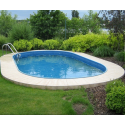 Oval Pool Azuro Ibiza 350x700H135 ECO