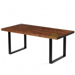 Annette Premium Esstisch aus Holz 1,6x0,96m Nussbaum Farbe
