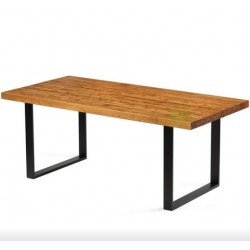 Annette Premium Wooden Dining Table 1.6x0.96m Oak Colour