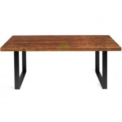 Annette Premium Esstisch aus Holz 1,95x0,96m Nussbaum Farbe