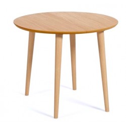 Mesa Redonda Extensible 90 a 170x90 madera roble Quio VeryForma