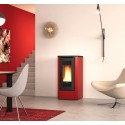 Dahiana Plus VFS 10 kW Estufa de pellets canalizada La Nordica Extraflame Ivory