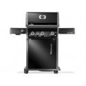 Barbacoa de gas Napoleon Rogue® PRO 425 negra BB SIZZLE ZONE™ y 4 quemadores incluyendo un lado