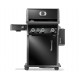 Barbacoa de gas Napoleon Rogue® PRO 425 negra BB SIZZLE ZONE™ y 4 quemadores incluyendo un lado