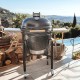 Kamado Monolith One 66 Grill com Carrinho