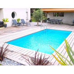 Piscina Madera Ubbink Azura 300x430 H126cm Forro Azul Piscina Madera Ubbink Azura 300x430 H126cm Forro Azul