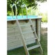 Piscine Bois Ubbink Azura 400x610 H120cm Liner beige