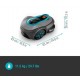 Gardena Smart Sileno Free Robot Cortador de Grama sem Fio de Limite 600m2