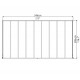 Olympia 3x5.46m white aluminium and Canopia polycarbonate wall-mounted pergola