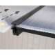 Pérgola de pared Olympia 3x7,30m de aluminio gris y policarbonato Canopia