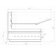 Le Marquier Montory Barbecue da incasso 61x40
