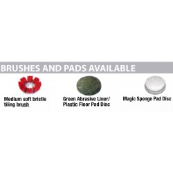 Lot de Brosse et Pad pour Linéo M Hexagone