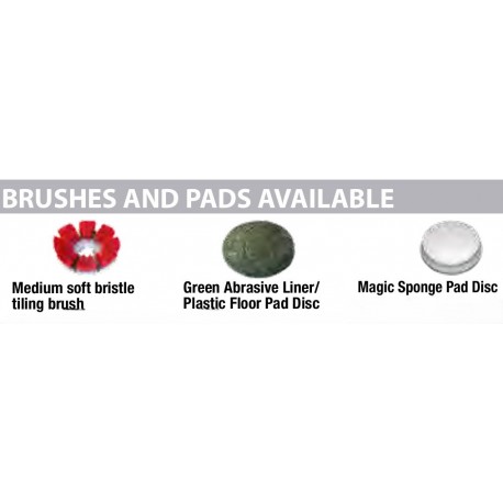Lot de Brosse et Pad pour Linéo M Hexagone
