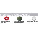 Lot de Brosse et Pad pour Linéo M Hexagone