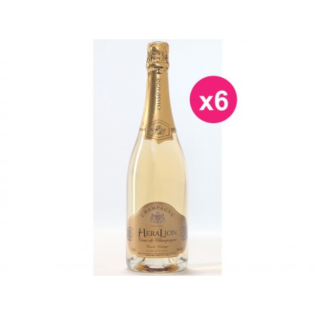 Champagne HeraLion Grand Vintage Blanc de Blanc (box of 6)